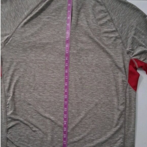 47 Forward 144th Kentucky Derby Quarter Zip Heathered Womans Large Thumb Holes - Picture 8 of 10